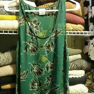 Flowy chiffon floral tank